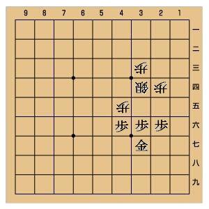 将棋の銀横の歩
